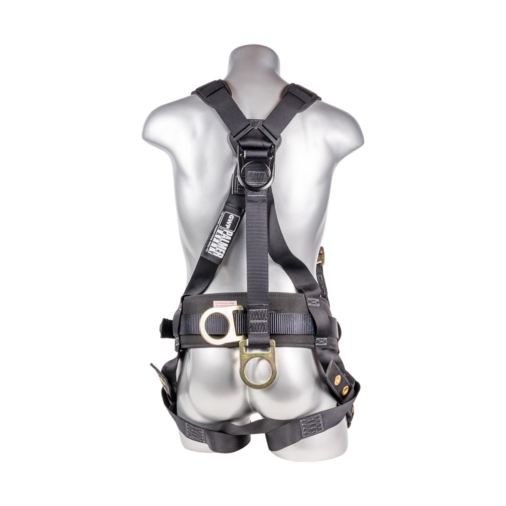 Oil-Derrick-Fall-Protection-Harness-with-Single-D-Ring-Extender