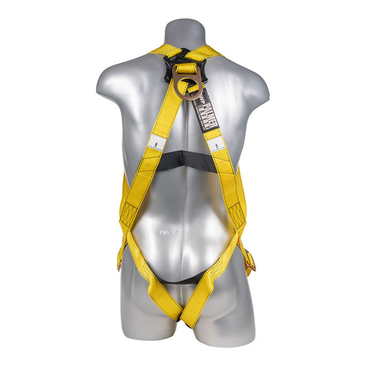 Harness 3pt., Pass-Thru Legs, Back D-Ring, Yellow — view 2