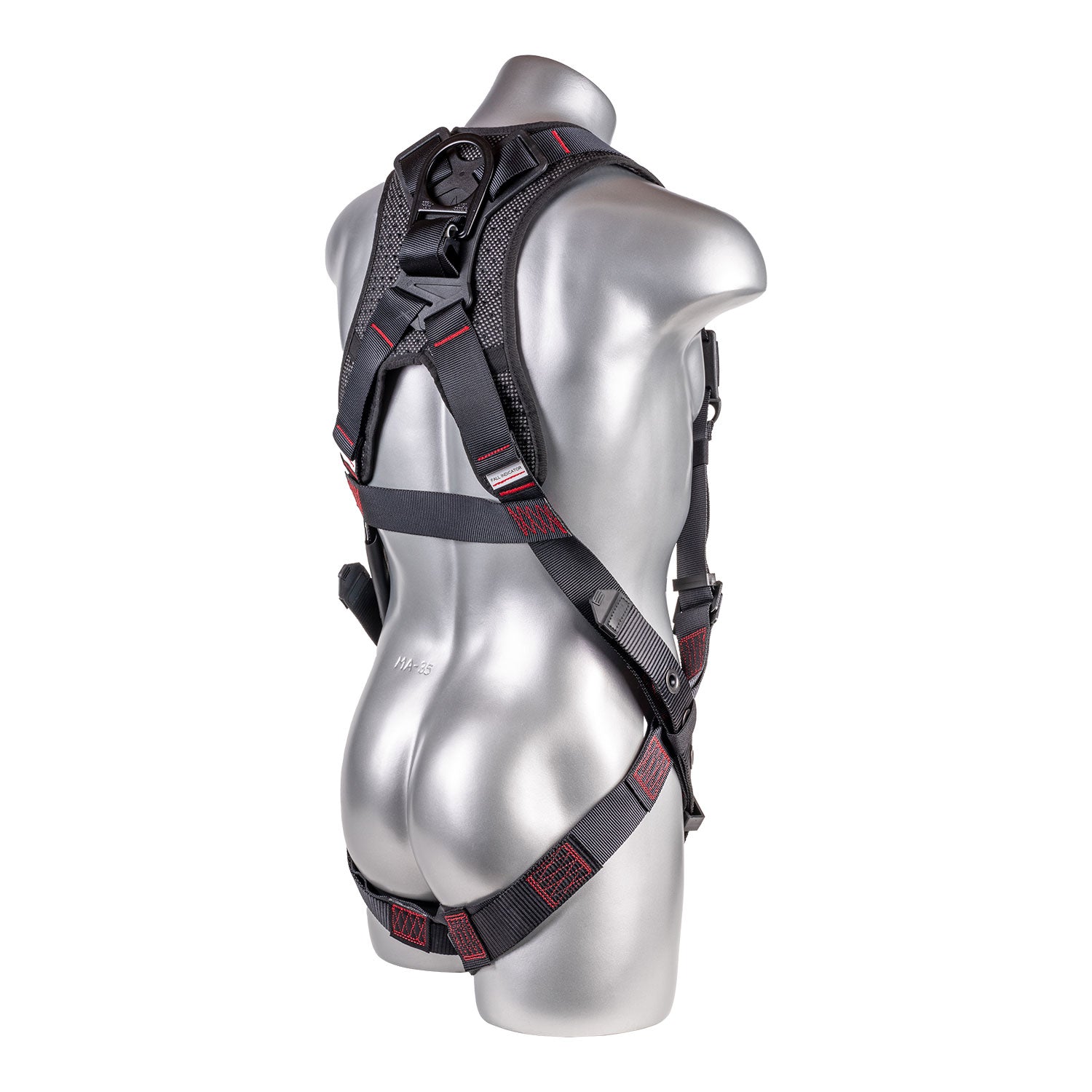 Harness-5pt.-Padded-Back,-SRL-Back-Plate,-QCB-Chest,-Tongue-and-Buckle-Leg-Strap,--Black