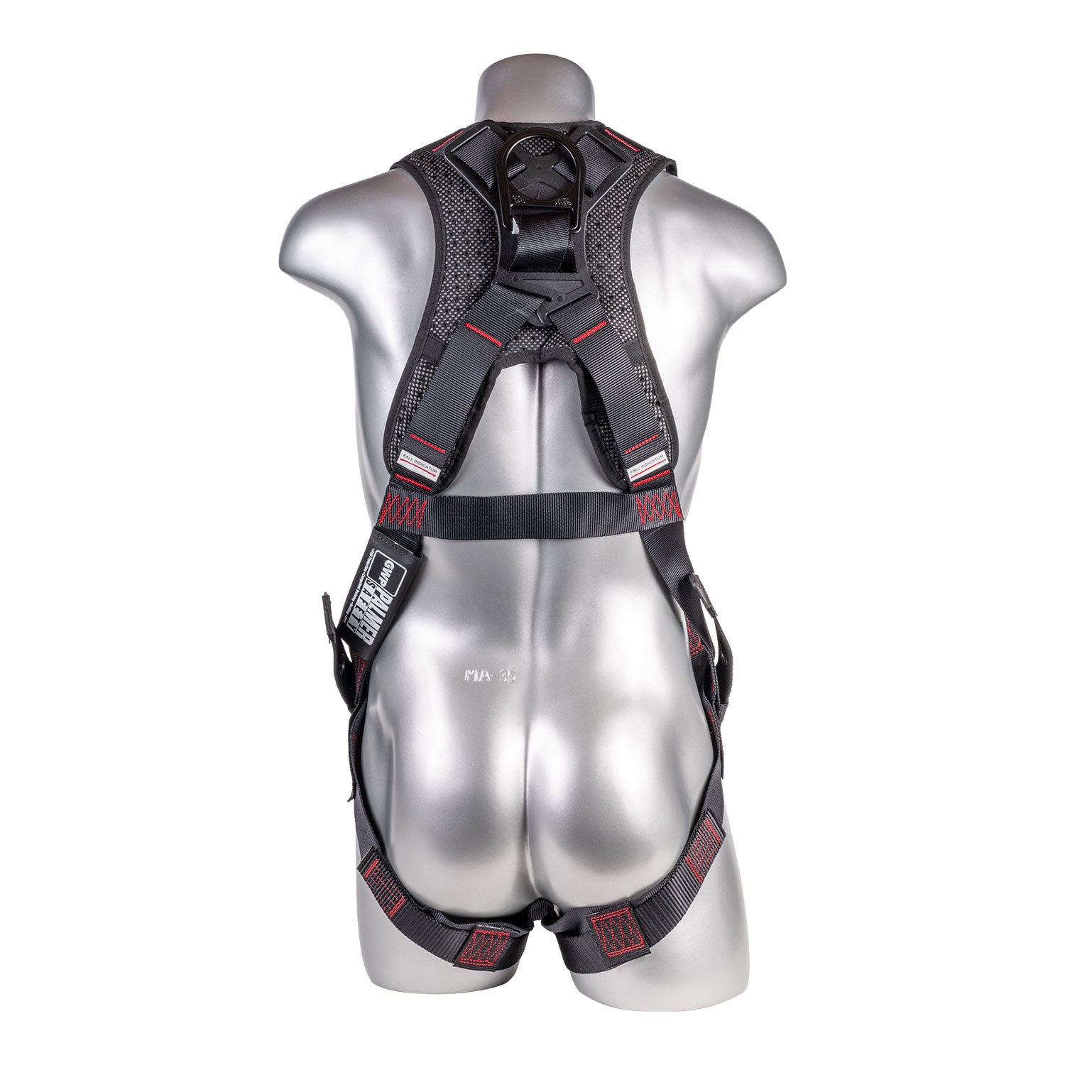 Harness-5pt.-Padded-Back,-SRL-Back-Plate,-QCB-Chest,-Tongue-and-Buckle-Leg-Strap,--Black
