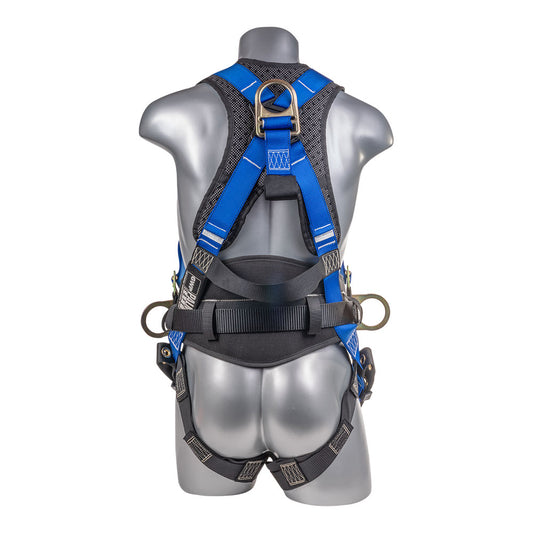Hammerhead™ Series Harness 5pt., Padded  Back, QCB Chest, Tongue & Buckle Leg  Straps, SRL Back Plate, Positioning Belt with 