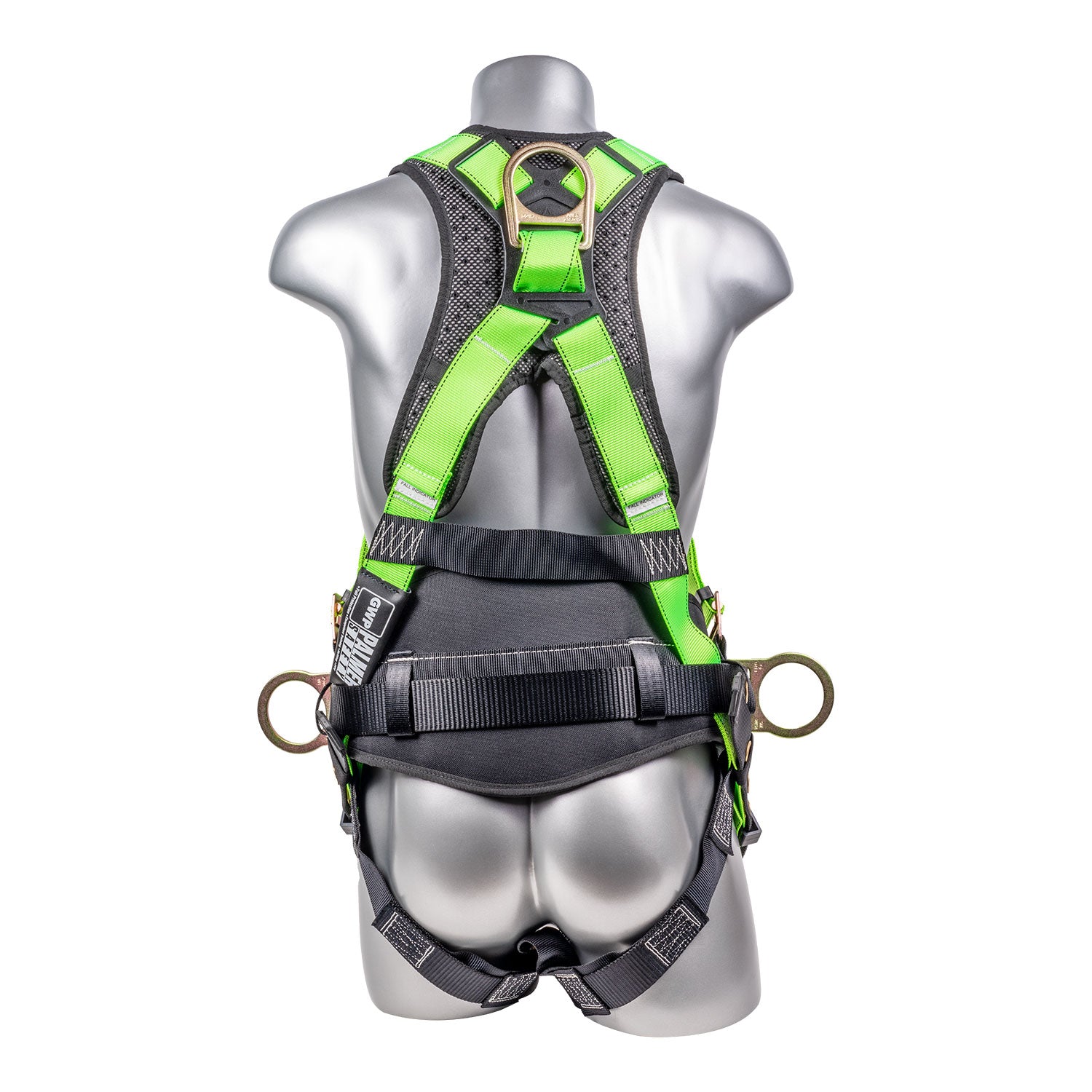 Hammerhead™-Series-Harness-5pt.,-Padded--Back,-QCB-Chest,-Tongue-&-Buckle-Leg--Straps,-SRL-Back-Plate,-Positioning-Belt-with--Side-D-Rings