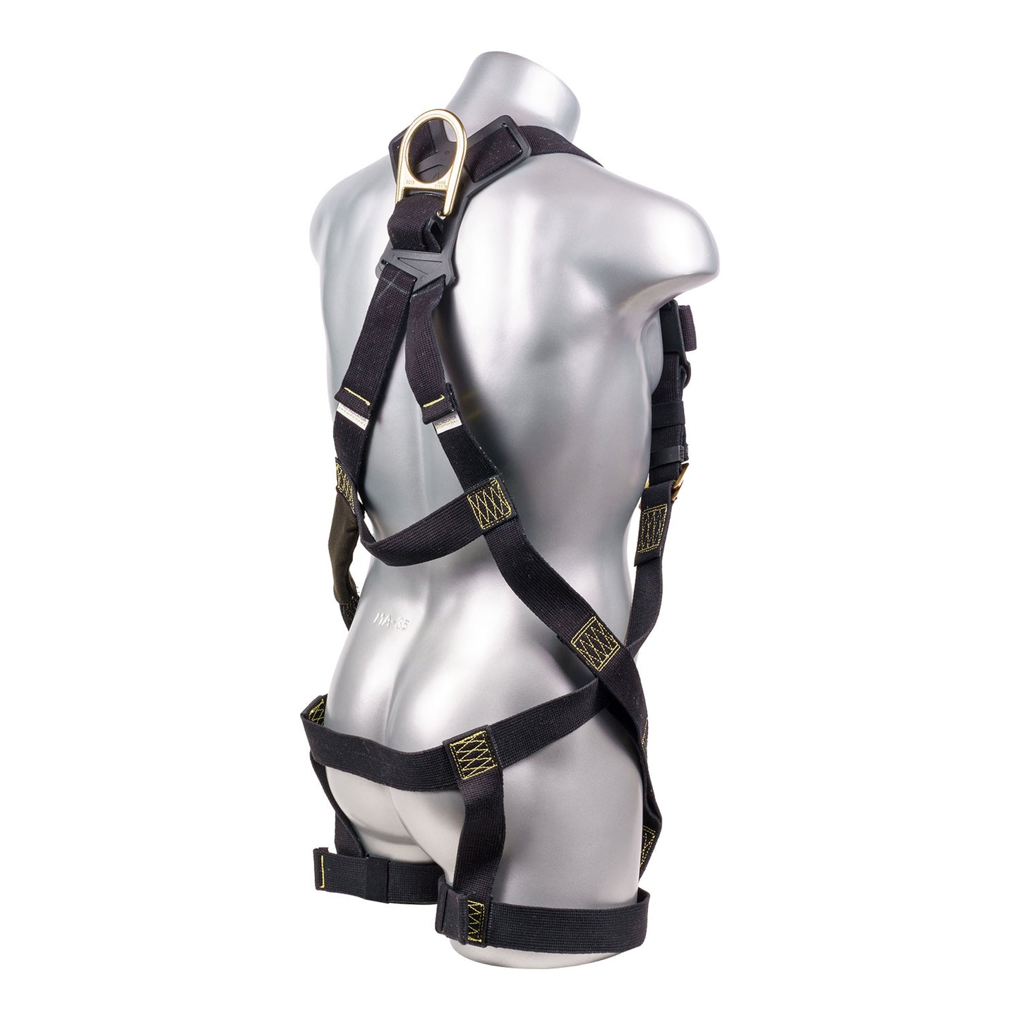 Stingray™ Series FR Harness 5pt., QCB Chest and  H-Style Legs, SRL Back Plate, Black