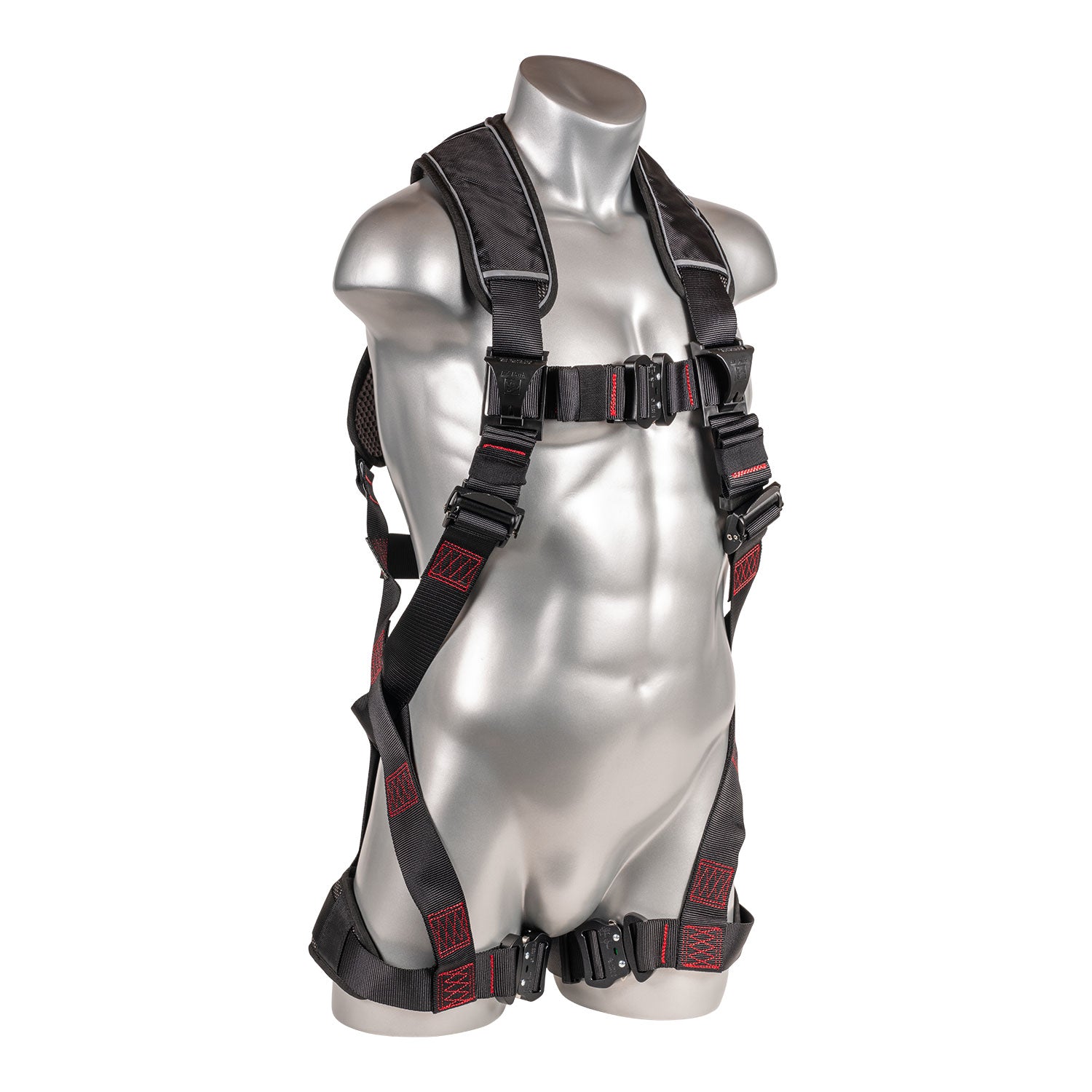 Akula™-Series-Harness-5pt.,-Padded-Back/H-Style-Legs,-QCB,-SRL-Back-Plate,-Black