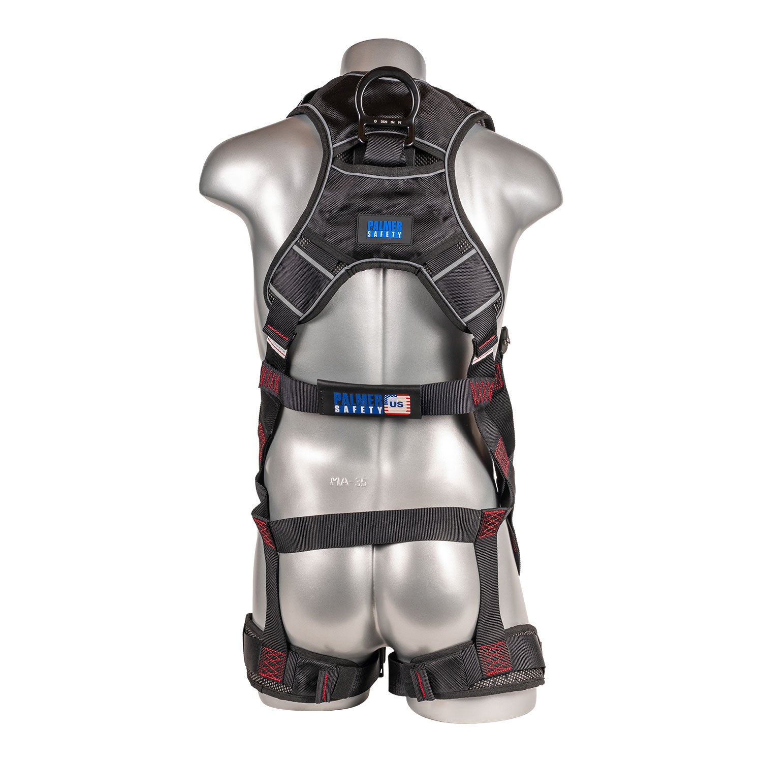 Akula™-Series-Harness-5pt.,-Padded-Back/H-Style-Legs,-QCB,-SRL-Back-Plate,-Black