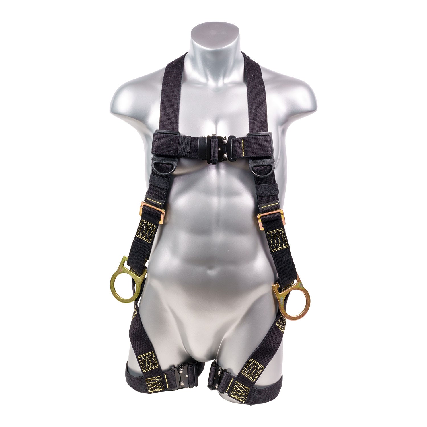 Stingray™-Series-FR-Harness-5pt.,-QCB-Chest-and--H-Style-Legs,-SRL-Back-Plate-and-Side-D-Rings,--Black