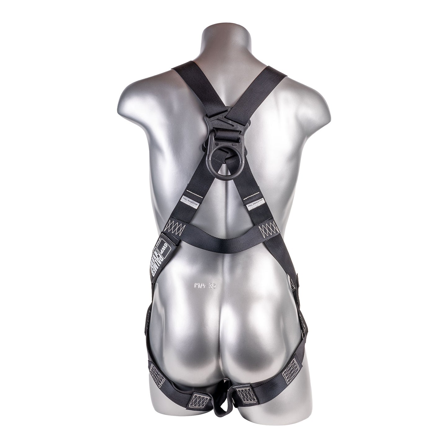 Stingray™ Series Harness 5pt., Dielectric Hardware, Back D-Ring, Black