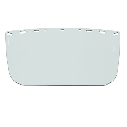 VISOR, ACETATE, CLEAR, FLAT, 8" X 15" X .04"