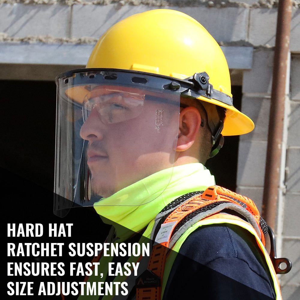 FULL BRIM HARD HAT WITH VISOR