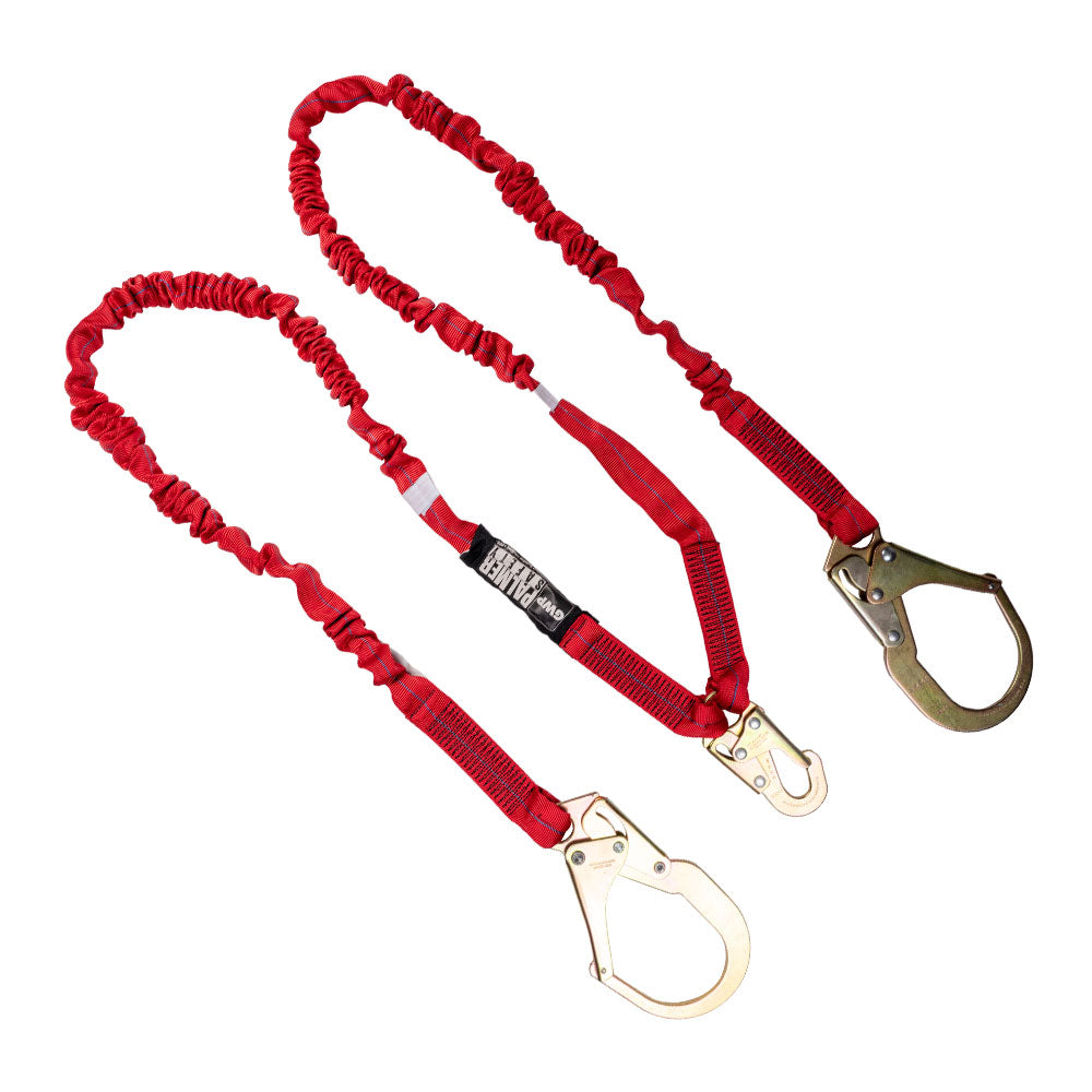 Lanyard-6-ft.-Internal-Shock,-Rebar-Hooks,-Double-Leg.