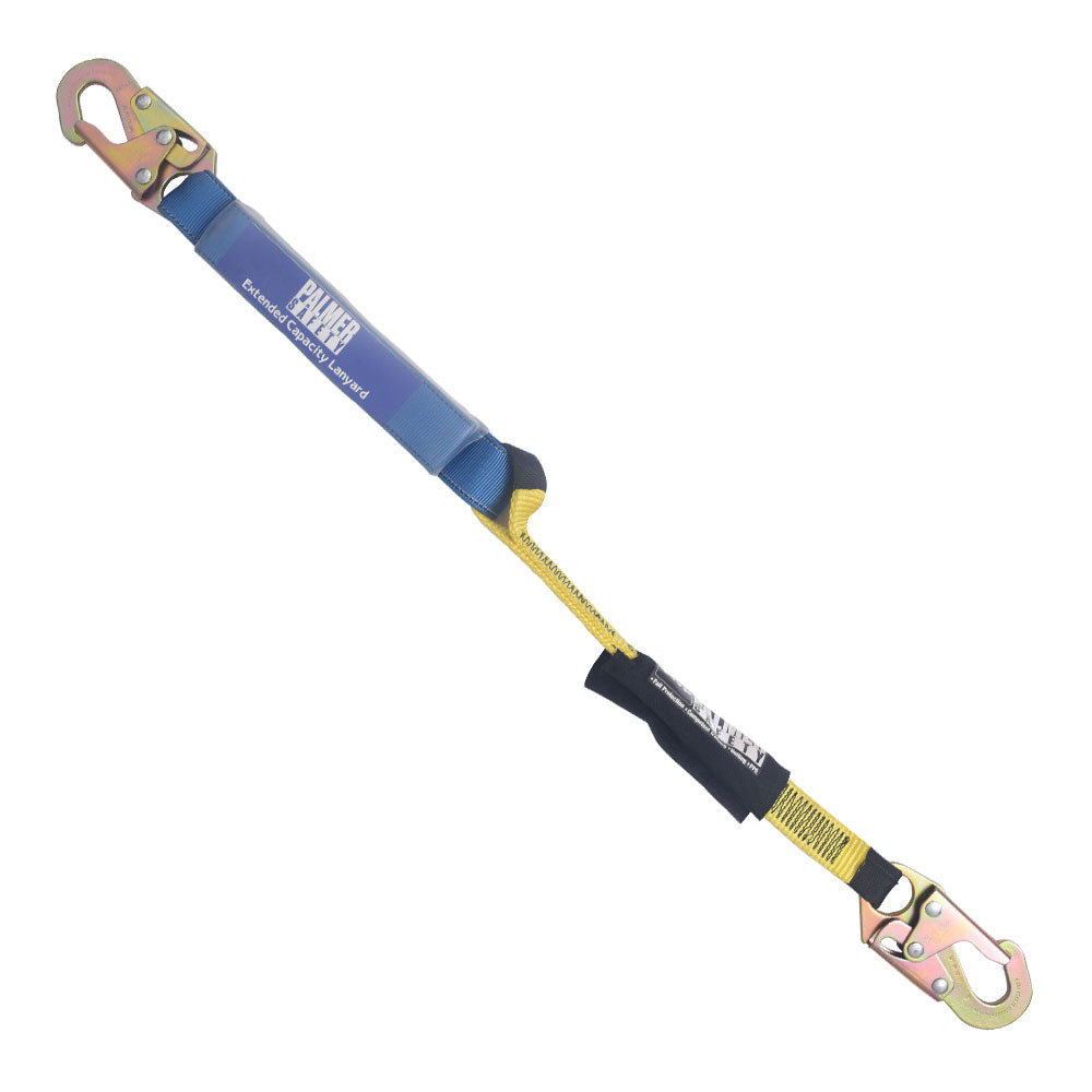 Lanyard-3-ft.-Shock-Absorber,-Small-Hooks,-Single-Leg