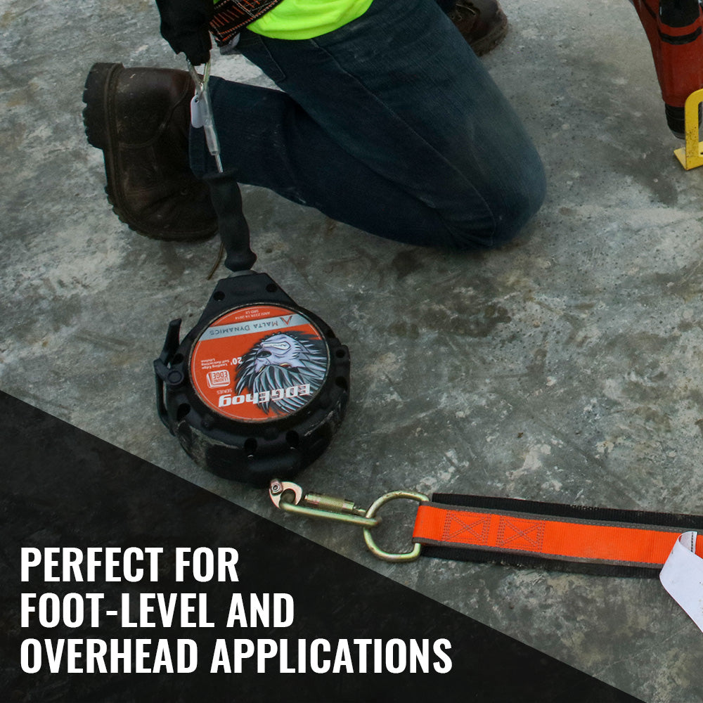 20’,-30’-&-50’-EDGEHOG-SRL-W/-SNAP-HOOK,-CLASS-2