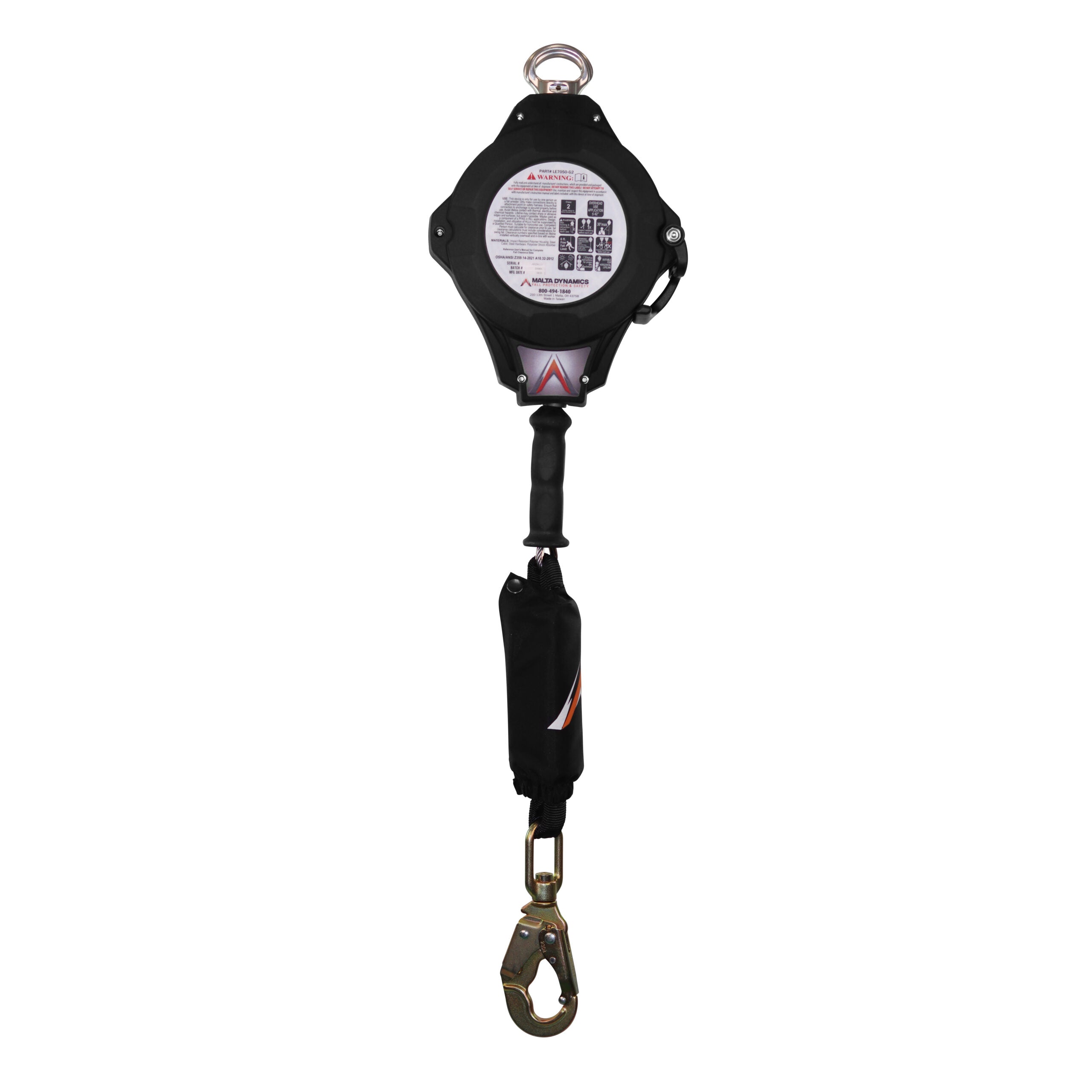 20’,-30’-&-50’-EDGEHOG-SRL-W/-SNAP-HOOK,-CLASS-2
