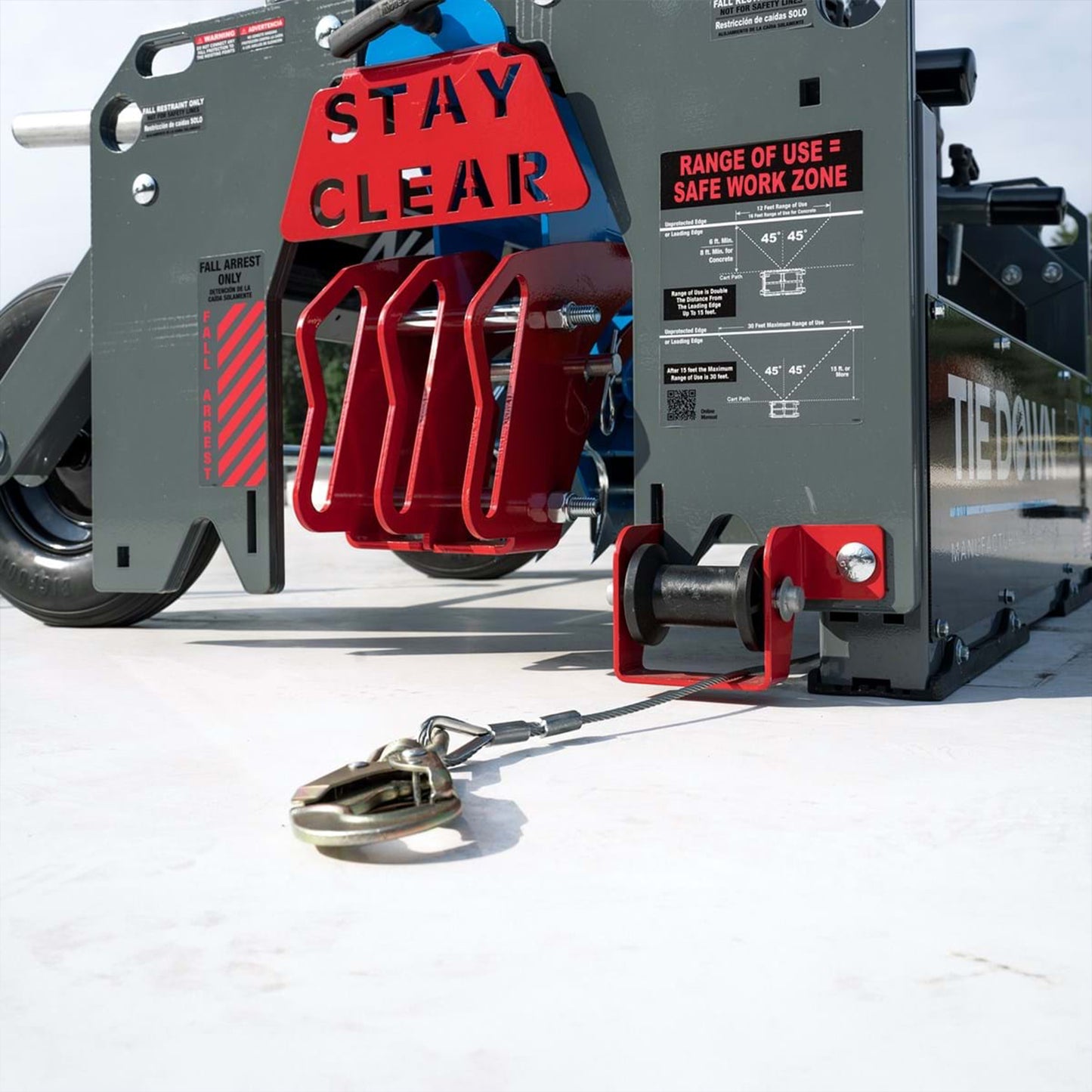 Tie Down 72810 PX3 Penetrating Mobile Fall Protection System