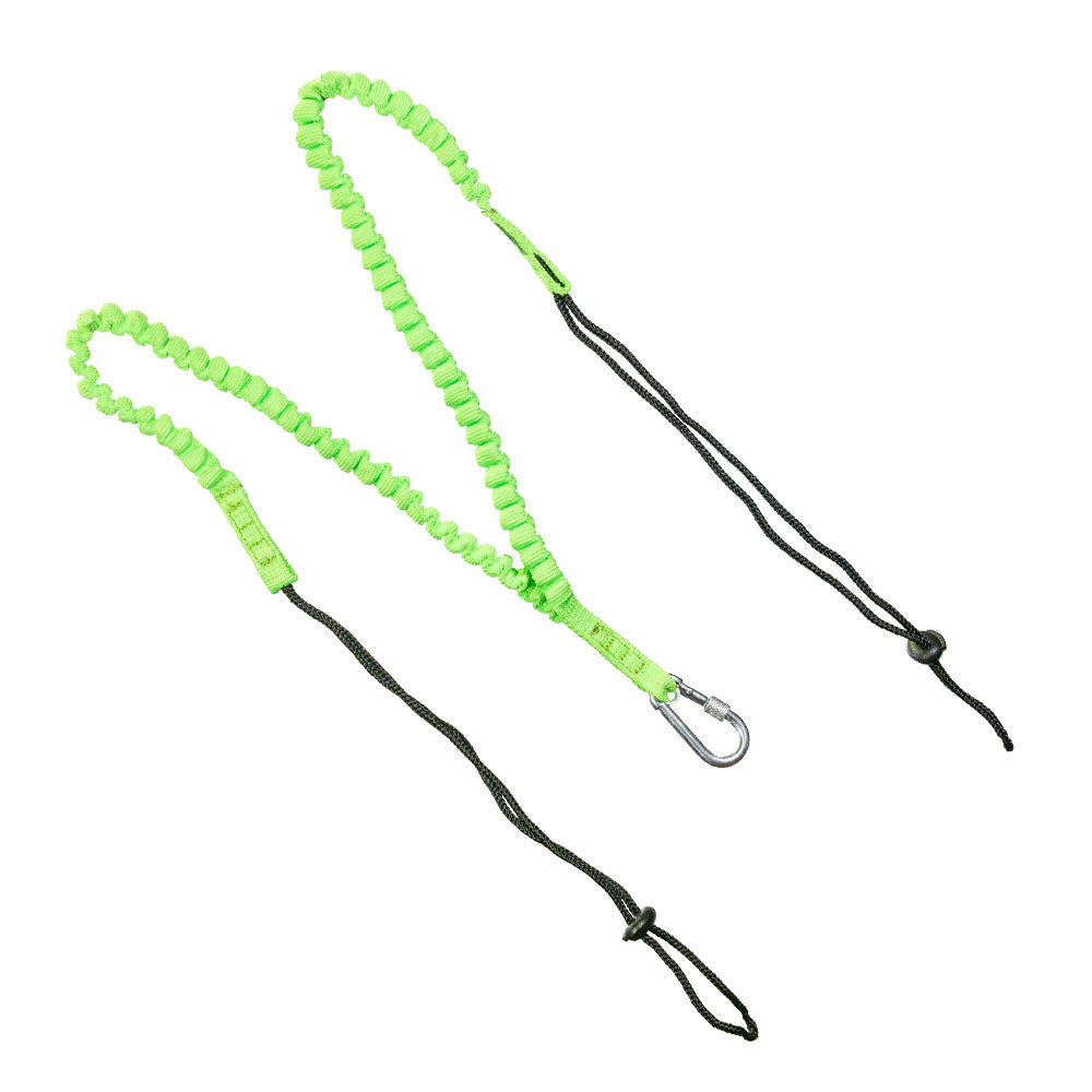 Tool Lanyard, Twin Leg, Screw Gate Carabiner, 22 lb. Rated