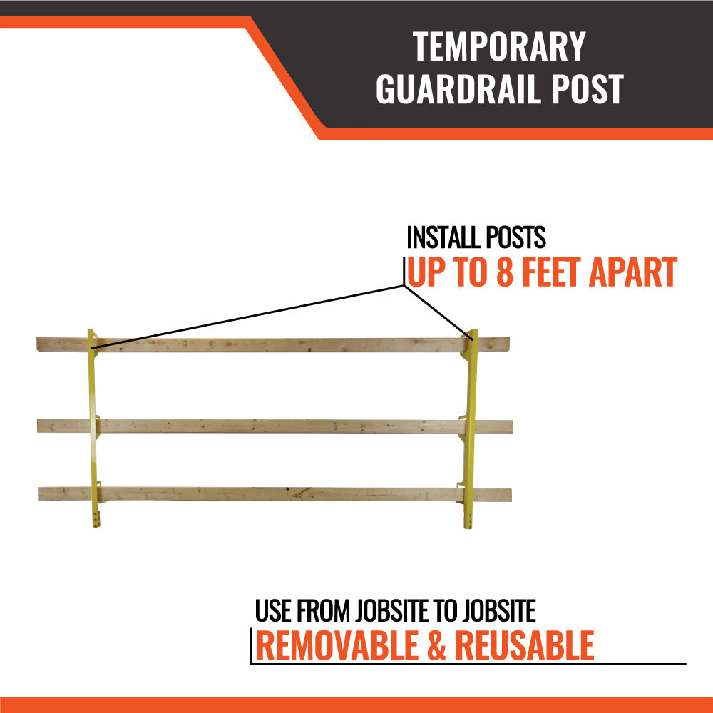 Temporary-Guardrail-Post