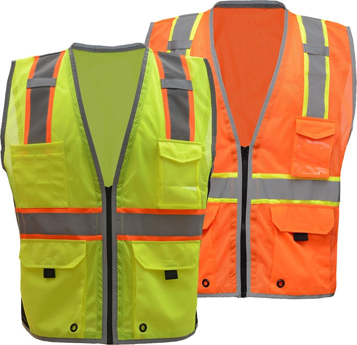 Class 2 Hype-Lite Safety Vest W/ Black Sides