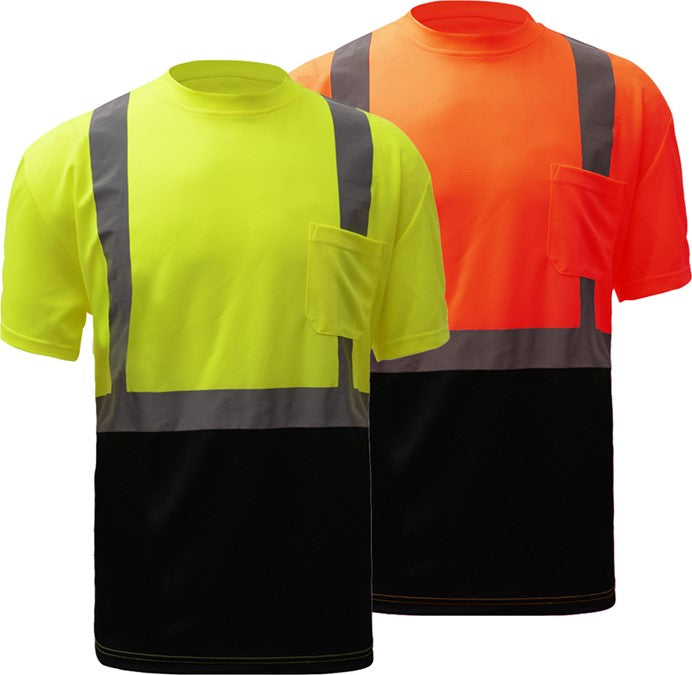 Class-2-Safety-T-Shirt-With-Black-Bottom