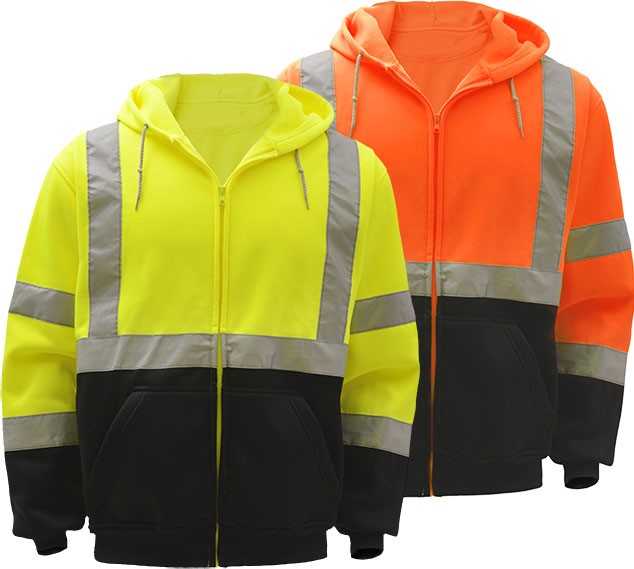 Class-3-Zipper-Front-Hooded-Sweatshirt-With-Black-Bottom