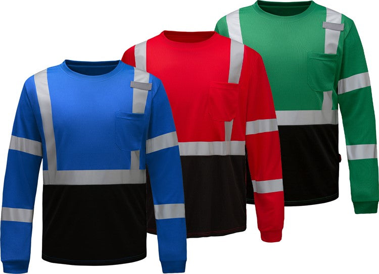 Non-ANSI Long Sleeve Shirt With Reflective Tape