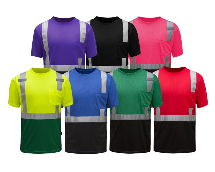 Non-ANSI Short Sleeve Shirt With Reflective Tape