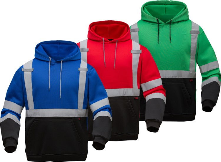 Non-ANSI Pullover Fleece Sweatshirt With Black Bottom
