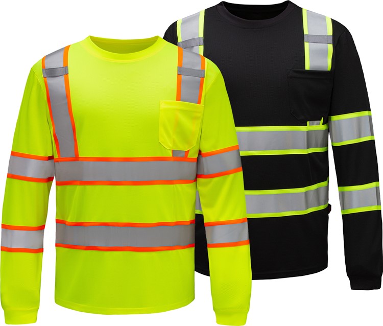 Class 2 Safety T-Shirt With Black Bottom