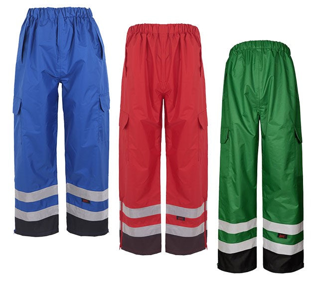Non-ANSI-Multi-Color-Premium-Rain-Pants-With-Black-Bottom